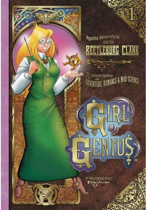 GIRL GENIUS GN VOL 01 AGATHA & BEETLEBURGW PTG)