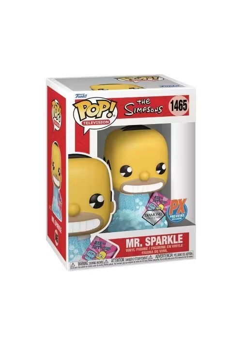 POP TV SIMPSONS MR SPARKLE DIAMOND GLITTER PX VINYL FIGURE