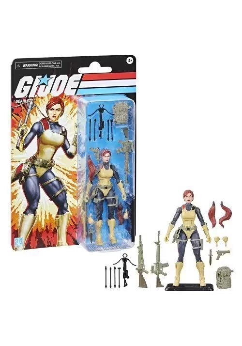 GI JOE CLASSIFIED SERIES 6IN RETRO SCARLETT ACTION FIGURE
