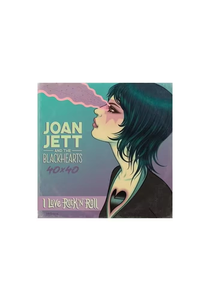 JOAN JETT & THE BLACKHEARTS 40X40 BAD REPUTATION / I LOVE ROCK-N-ROLL HC