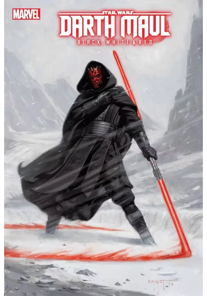 STAR WARS DARTH MAUL BW RED