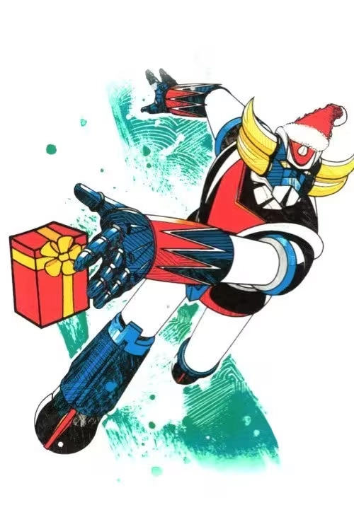 CARTE NOEL MANGA