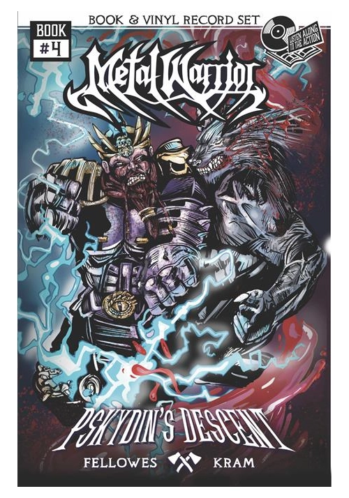 METAL WARRIOR TP #4 (OF 9) PSKYDINS DESCENT A BRUTAL KILLING MACHINE WITH 7 IN VINYL