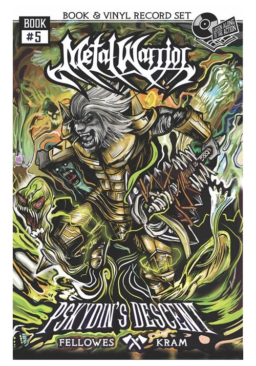 METAL WARRIOR TP #5 (OF 9) PSKYDINS DESCENT OUT OF DETENTION AND INTO DARKNESS WITH 7 IN VINYL