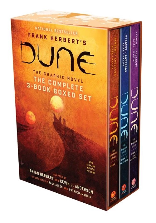 DUNE THE GRAPHIC NOVEL THE COMPLETE 3 BOOK BOXED SET HC DUNE MUAD'DIB AND THE PROPHET