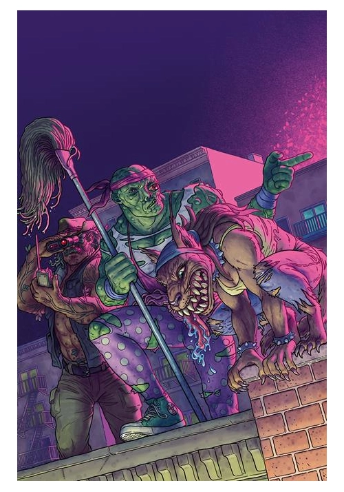 TOXIC CRUSADERS #2 (OF 5) CVR C TRISTAN WRIGHT WITH EXCLUSIVE TRADING CARD BY MATT BORS VAR (MR)