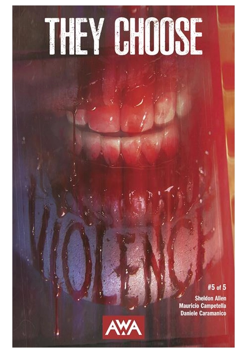 THEY CHOOSE VIOLENCE #5 (OF 5) CVR A RAHZZAH (MR)