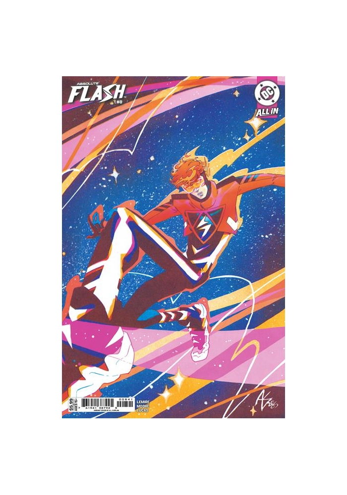 ABSOLUTE FLASH #8 CVR D AL KAPLAN CARD STOCK VAR