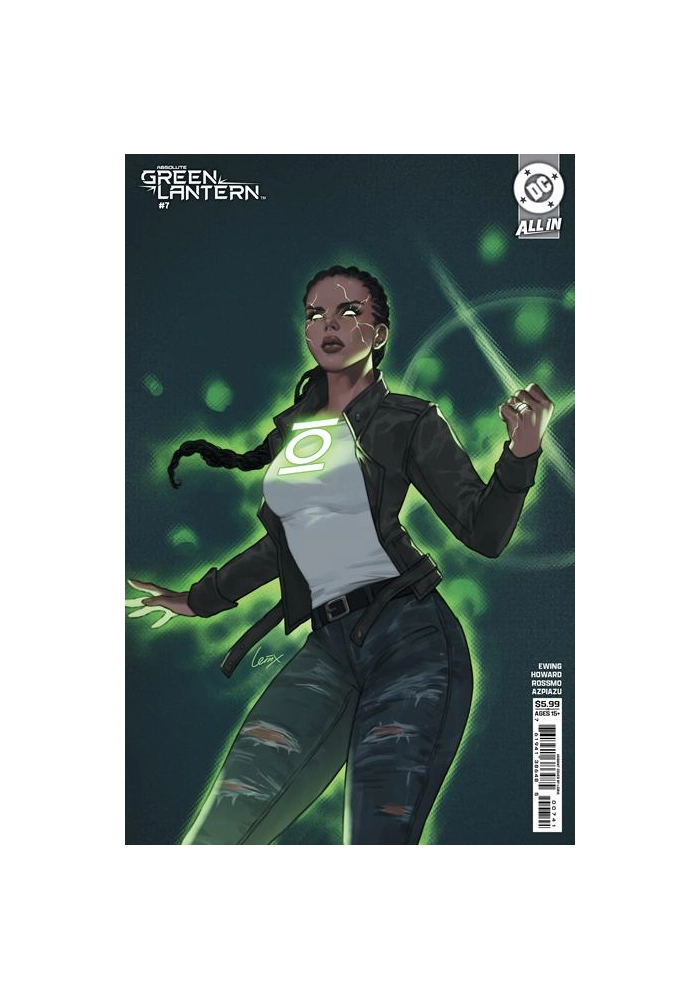 ABSOLUTE GREEN LANTERN #7 CVR C LESLEY LEIRIX LI CARD STOCK VAR