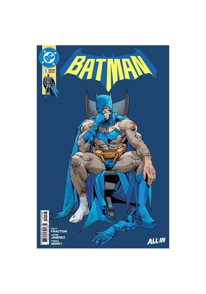 BATMAN #1 SECOND PRINTING CVR D JORGE JIMENEZ CARD STOCK VAR