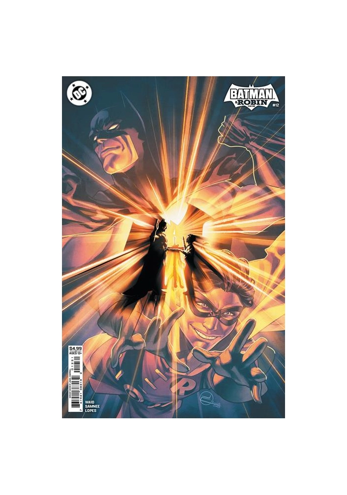 BATMAN & ROBIN YEAR ONE #12 (OF 12) CVR B JAMAL CAMPBELL CARD STOCK VAR