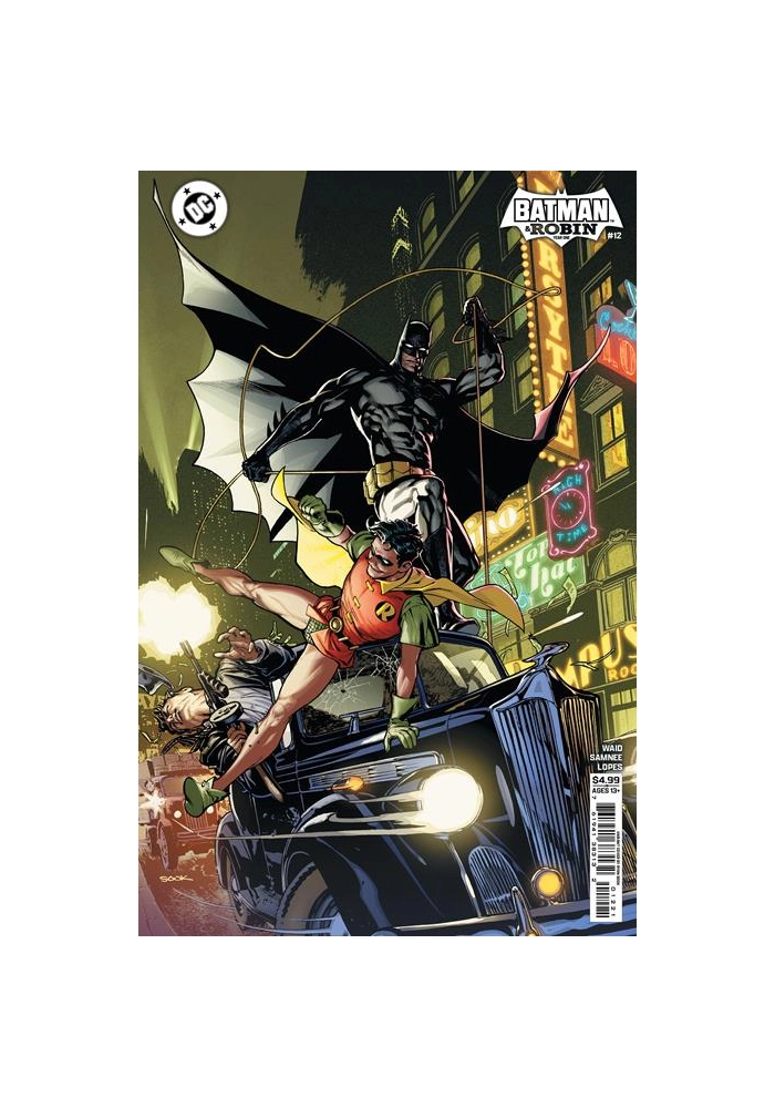 BATMAN & ROBIN YEAR ONE #12 (OF 12) CVR C RYAN SOOK CARD STOCK VAR