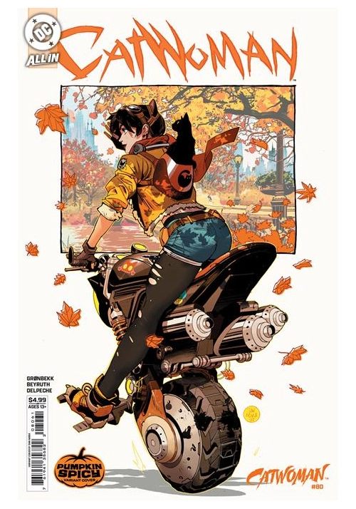 CATWOMAN #80 CVR E DAN MORA PUMPKIN SPICY CARD STOCK VAR