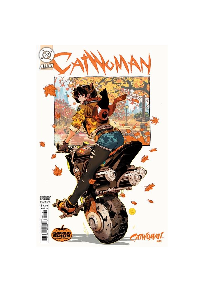 CATWOMAN #80 CVR E DAN MORA PUMPKIN SPICY CARD STOCK VAR
