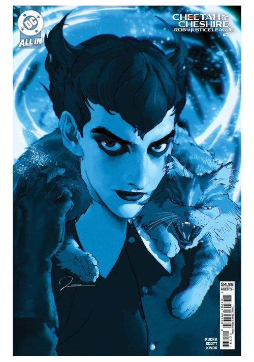 CHEETAH AND CHESHIRE ROB THE JUSTICE LEAGUE #3 (OF 6) CVR B GERALD PAREL CARD STOCK VAR