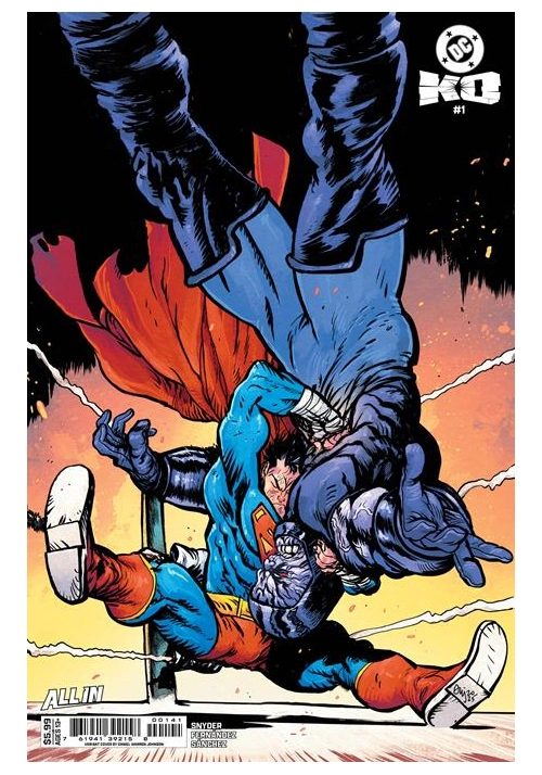 DC K.O. #1 (OF 5) CVR C DANIEL WARREN JOHNSON CARD STOCK VAR