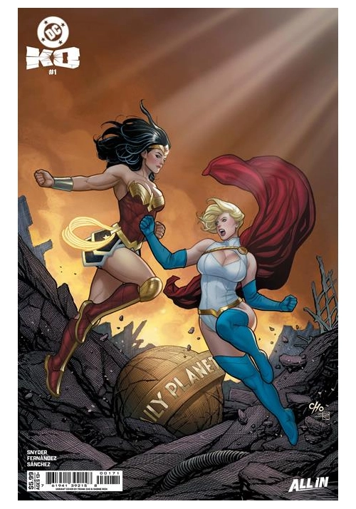 DC K.O. #1 (OF 5) CVR D FRANK CHO CARD STOCK VAR