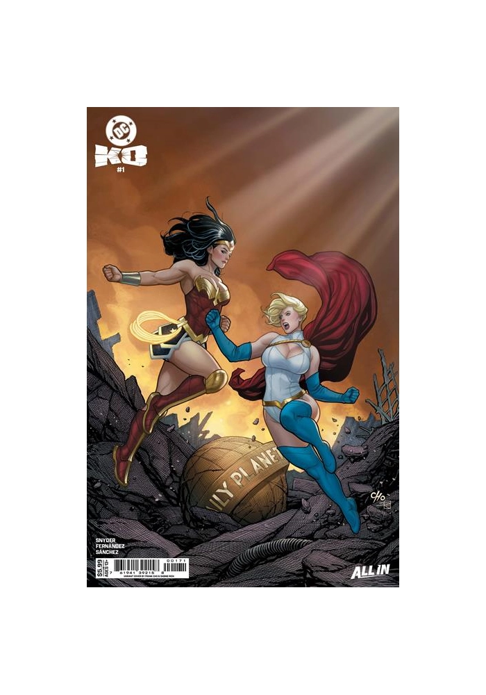 DC K.O. #1 (OF 5) CVR D FRANK CHO CARD STOCK VAR