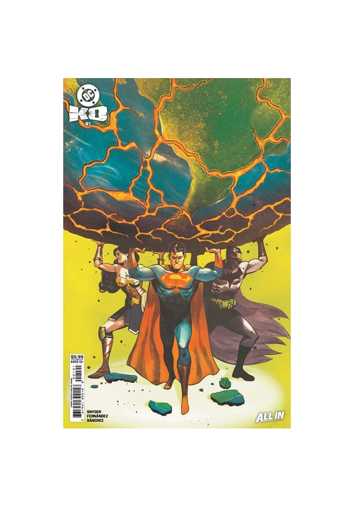 DC K.O. #1 (OF 5) CVR F MIKE DEL MUNDO CARD STOCK VAR