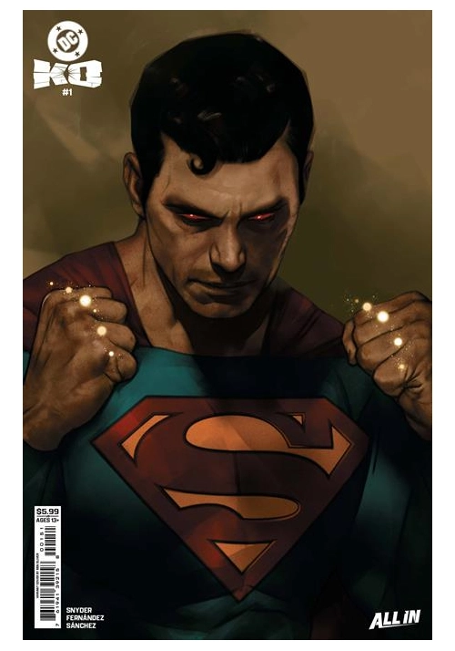 DC K.O. #1 (OF 5) CVR G BEN OLIVER FACE-OFF CARD STOCK VAR