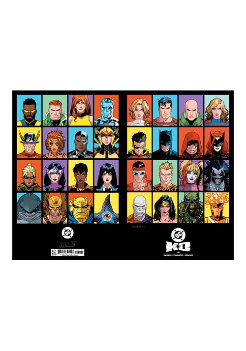 DC K.O. #1 (OF 5) CVR H DAN MORA BRACKET WRAPAROUND CARD STOCK VAR