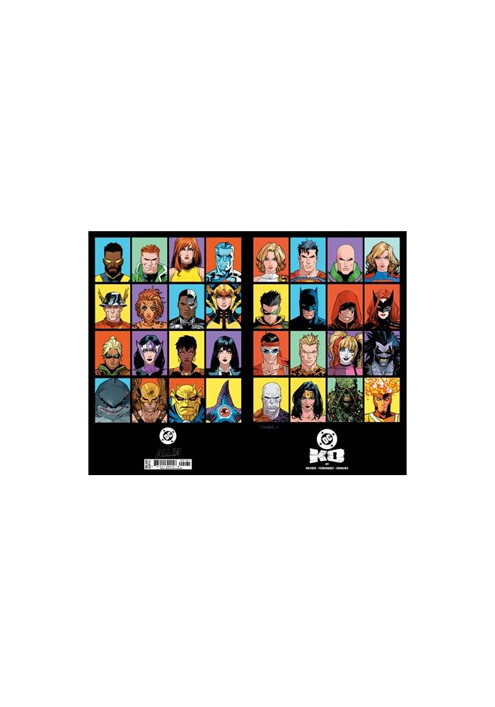 DC K.O. #1 (OF 5) CVR H DAN MORA BRACKET WRAPAROUND CARD STOCK VAR
