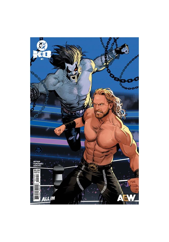 DC K.O. #1 (OF 5) CVR K DAN MORA HANGMAN ADAM PAGE AEW CAMEO CARD STOCK VAR