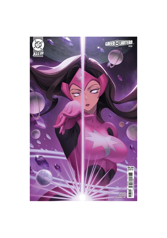 GREEN LANTERN #28 CVR B RACHTA LIN CARD STOCK VAR