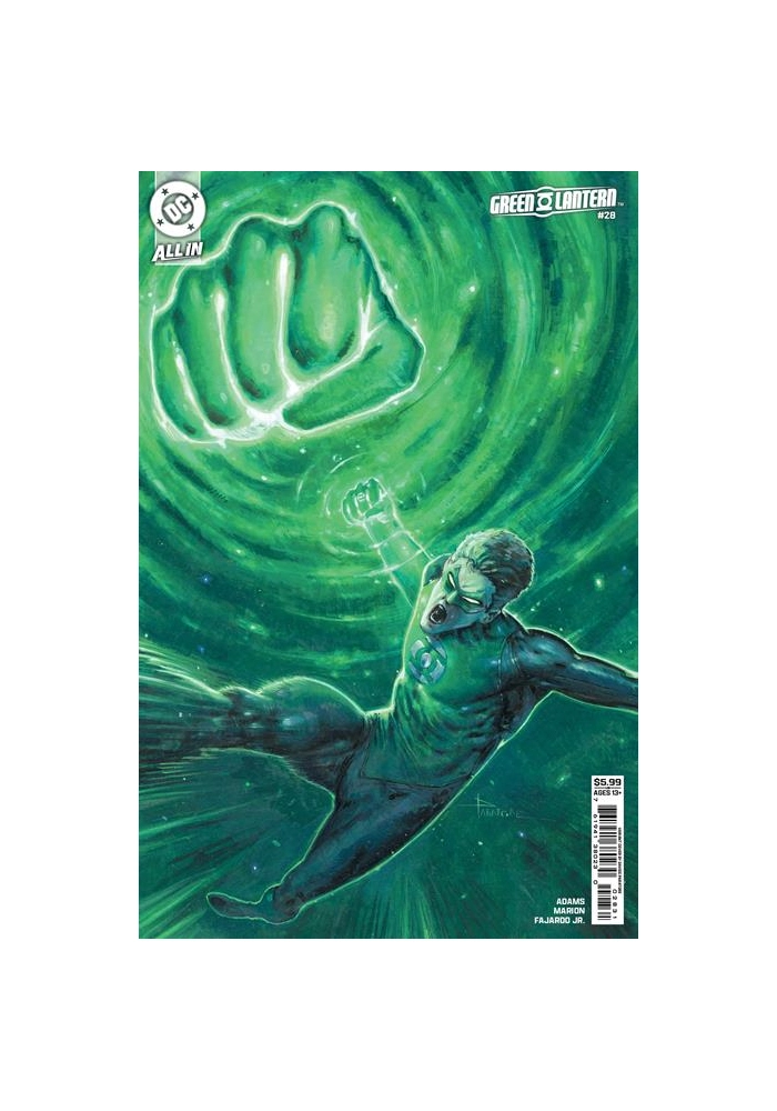 GREEN LANTERN #28 CVR C DAVIDE PARATORE CARD STOCK VAR