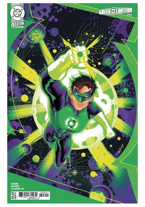 GREEN LANTERN #28 CVR D DOALY CARD STOCK VAR