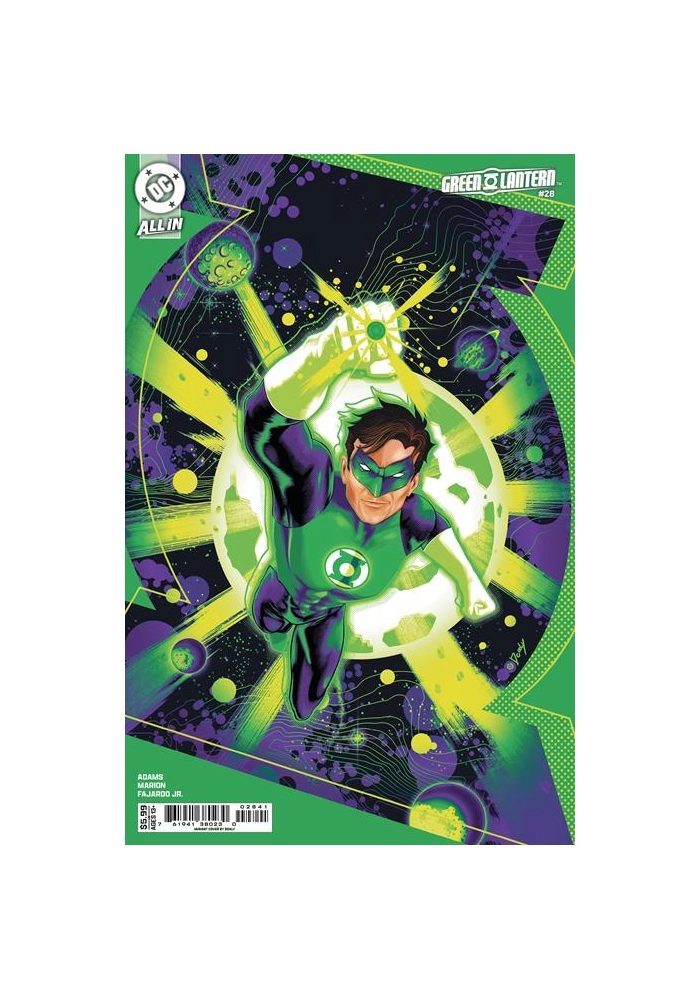 GREEN LANTERN #28 CVR D DOALY CARD STOCK VAR