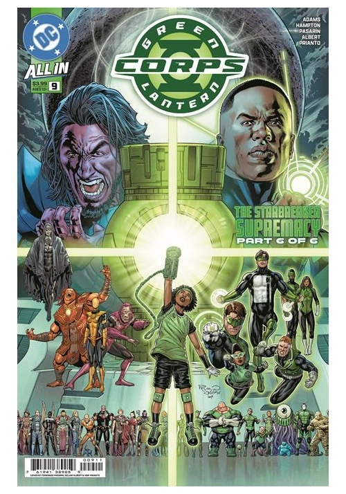 GREEN LANTERN CORPS #9 CVR A FERNANDO PASARIN & OCLAIR ALBERT (STARBREAKER SUPREMACY)