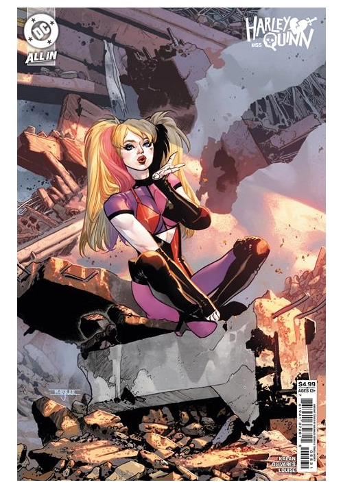 HARLEY QUINN #55 CVR C MAHMUD ASRAR CARD STOCK VAR