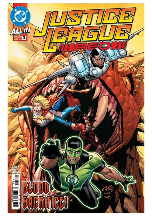 JUSTICE LEAGUE RED #3 (OF 6) CVR A CLAYTON HENRY