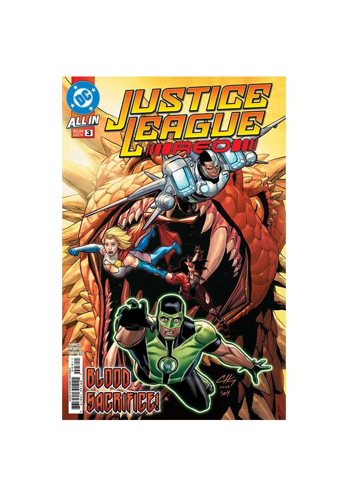 JUSTICE LEAGUE RED #3 (OF 6) CVR A CLAYTON HENRY