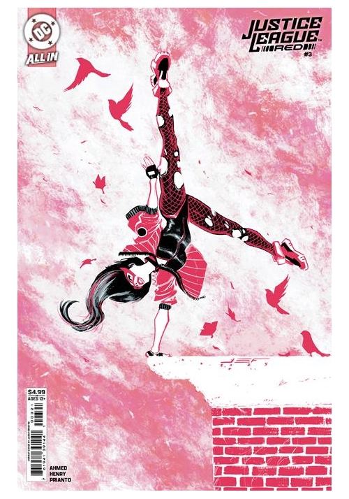 JUSTICE LEAGUE RED #3 (OF 6) CVR B JUAN FERREYRA CARD STOCK VAR