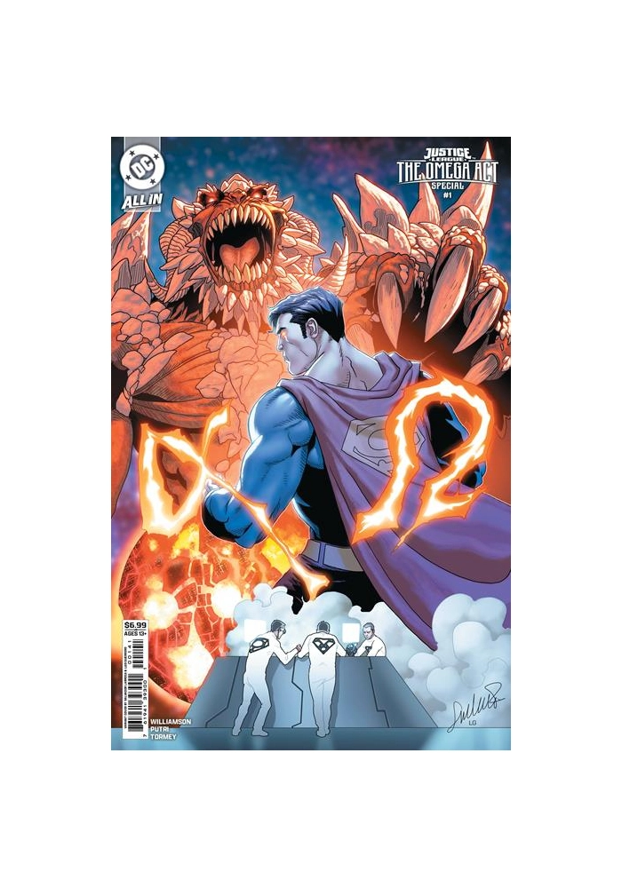 JUSTICE LEAGUE THE OMEGA ACT SPECIAL #1 (ONE SHOT) CVR D SALVADOR LARROCA CARD STOCK VAR (DC K.O.)