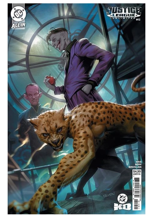 JUSTICE LEAGUE UNLIMITED #12 CVR C DERRICK CHEW CARD STOCK VAR (DC K.O.)