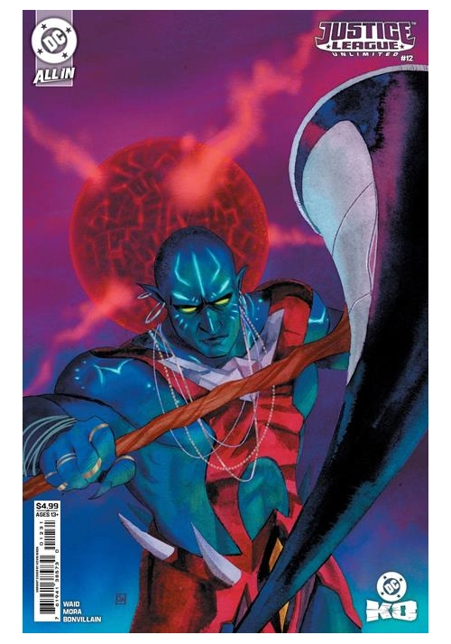 JUSTICE LEAGUE UNLIMITED #12 CVR E KEVIN WADA CARD STOCK VAR (DC K.O.)