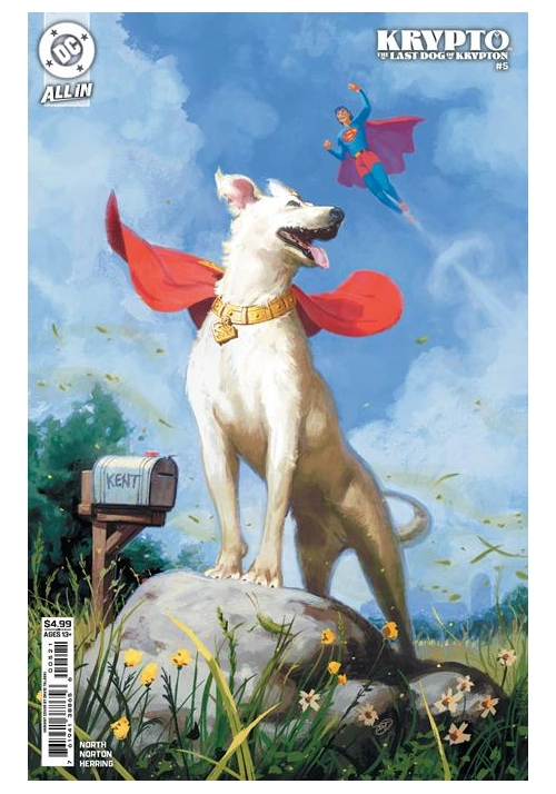 KRYPTO THE LAST DOG OF KRYPTON #5 (OF 5) CVR B DAVID TALASKI CARD STOCK VAR