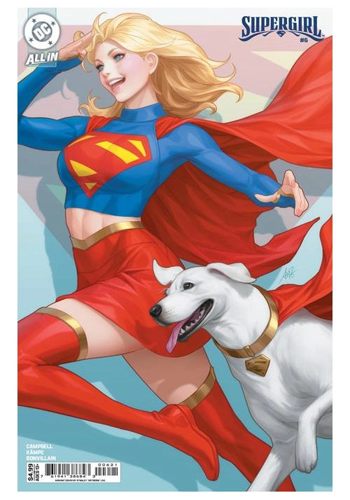 SUPERGIRL #6 CVR B STANLEY ARTGERM LAU CARD STOCK VAR