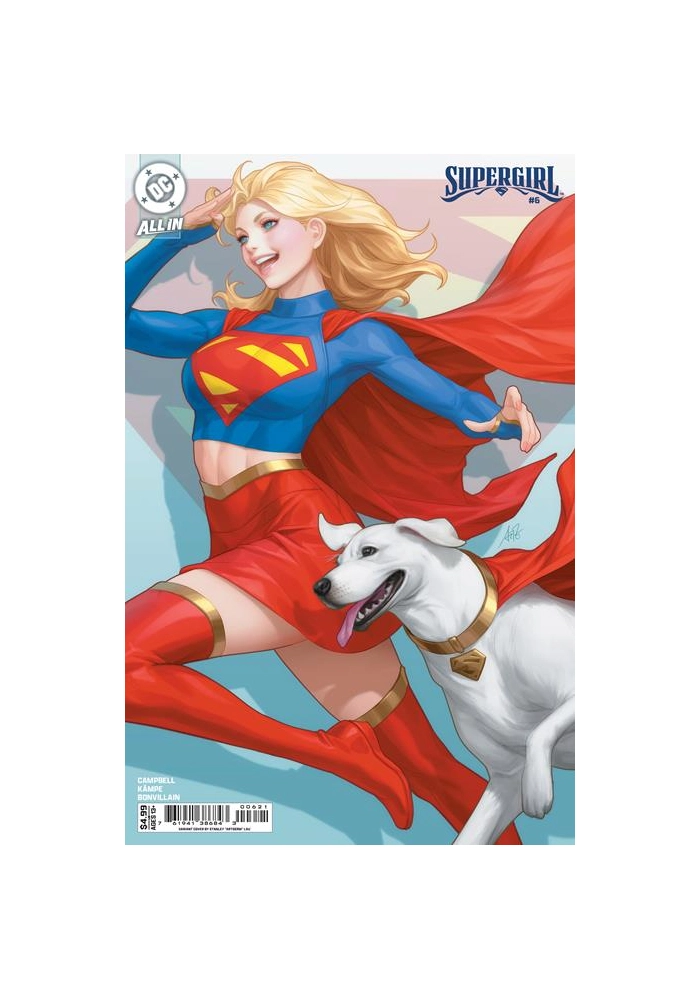 SUPERGIRL #6 CVR B STANLEY ARTGERM LAU CARD STOCK VAR
