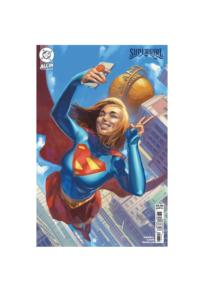 SUPERGIRL #6 CVR C BEN HARVEY CARD STOCK VAR