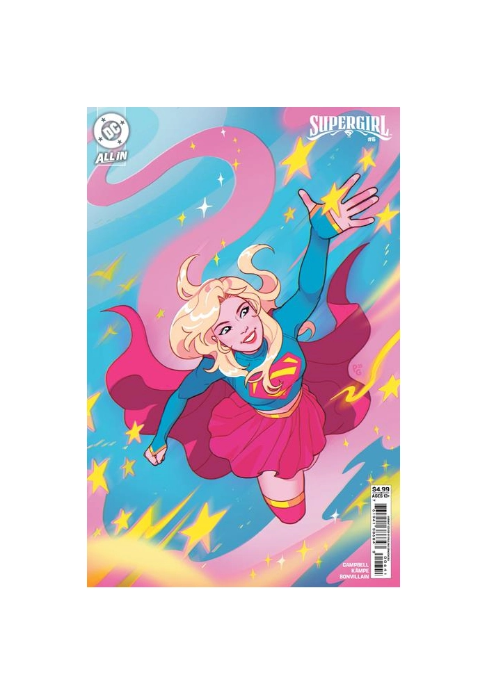 SUPERGIRL #6 CVR D PAULINA GANUCHEAU CARD STOCK VAR