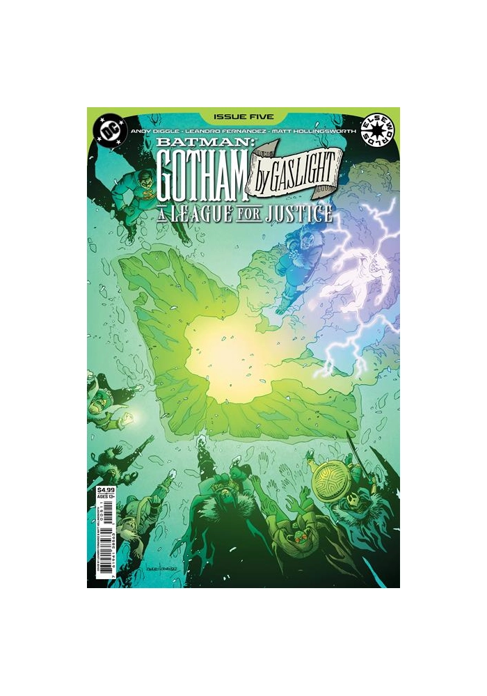 BATMAN GOTHAM BY GASLIGHT A LEAGUE FOR JUSTICE #5 (OF 6) CVR A LEANDRO FERNANDEZ