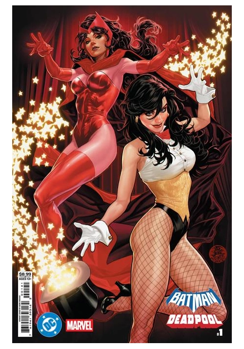 DC MARVEL BATMAN DEADPOOL #1 (ONE SHOT) CVR D MARK BROOKS ZATANNA SCARLET WITCH CARD STOCK VAR