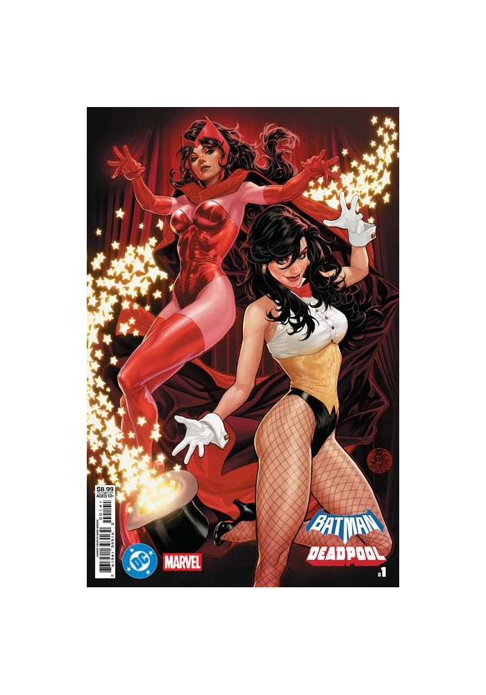 DC MARVEL BATMAN DEADPOOL #1 (ONE SHOT) CVR D MARK BROOKS ZATANNA SCARLET WITCH CARD STOCK VAR