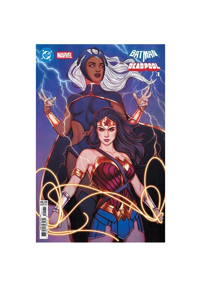 DC MARVEL BATMAN DEADPOOL #1 (ONE SHOT) CVR H JENNY FRISON WONDER WOMAN STORM CARD STOCK VAR