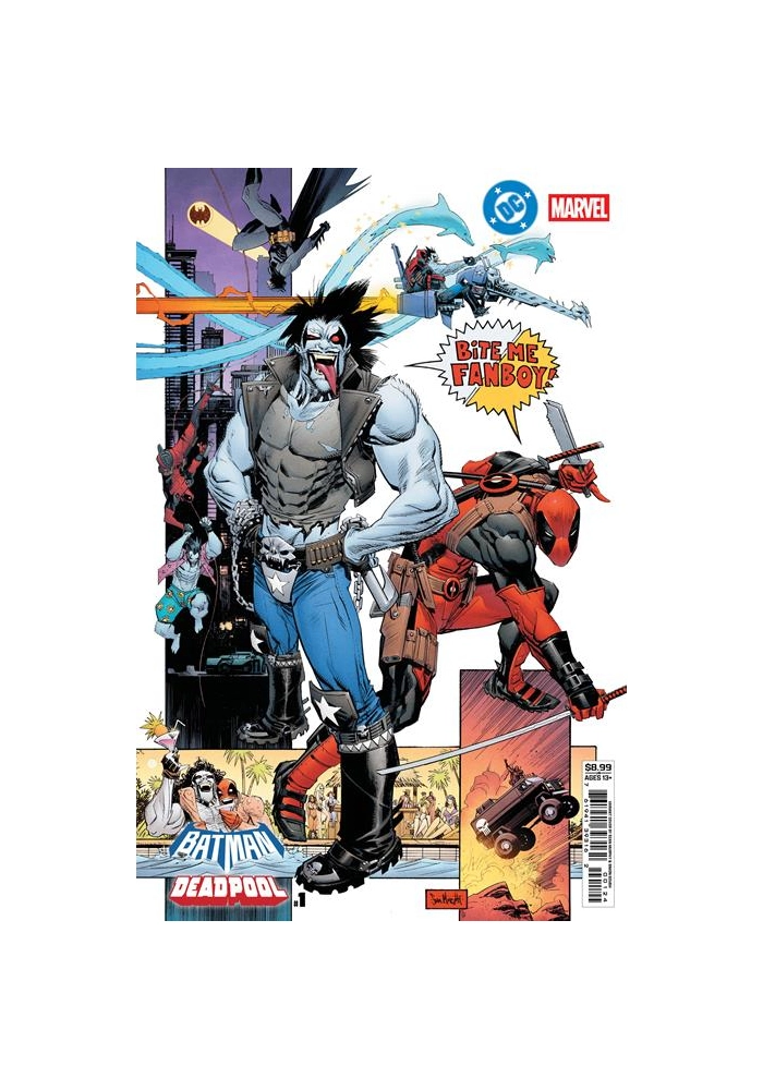 DC MARVEL BATMAN DEADPOOL #1 (ONE SHOT) CVR M SEAN GORDON MURPHY LOBO DEADPOOL CARD STOCK VAR