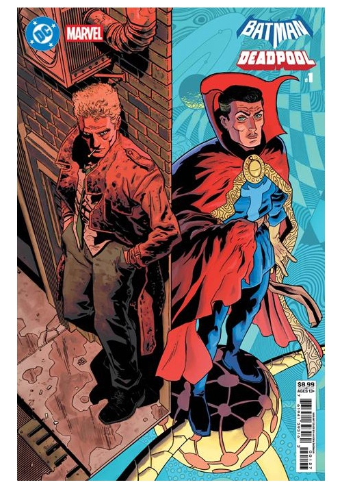 DC MARVEL BATMAN DEADPOOL #1 (ONE SHOT) CVR P HAYDEN SHERMAN CONSTANTINE DR STRANGE CARD STOCK VAR